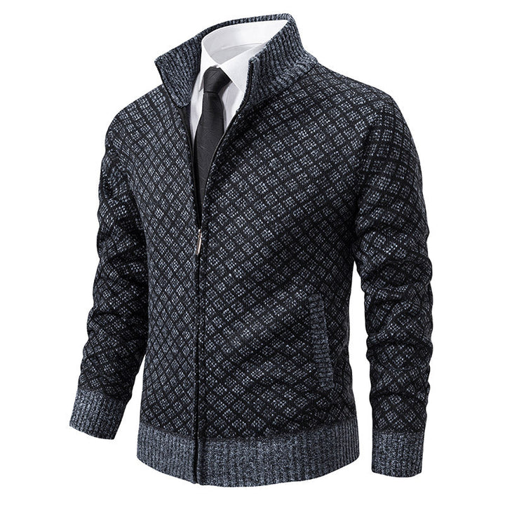Vincent™ | High-Collar Knitted Cardigan