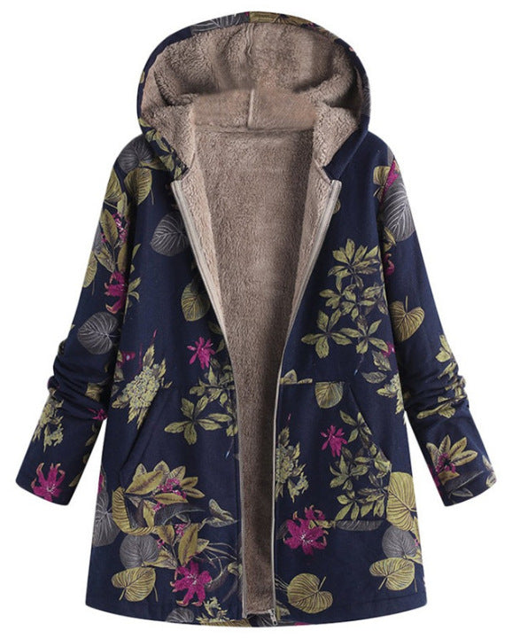 Alicia™ | Veste Patchwork Femme avec Capuche