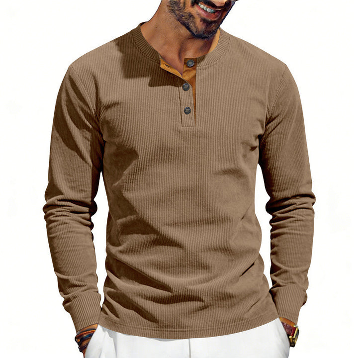 Edmund™ | Men's Premium Corduroy Long Sleeve Tee