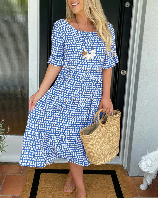 Anne™ | Casual Midi Dress with Ruffles