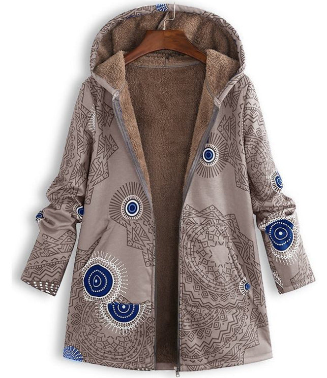 Alicia™ | Veste Patchwork Femme avec Capuche
