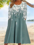 Morgan |  Short Sleeve Midi Vacation Dress