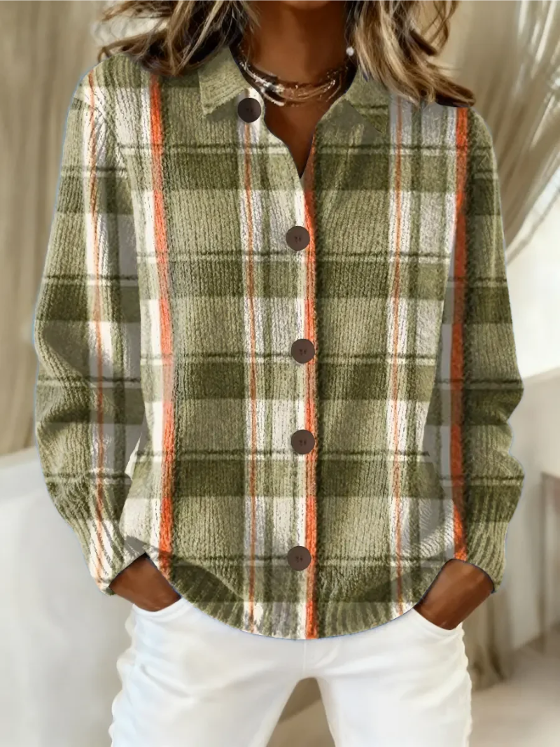 Noor – Plaid Pattern Blouse