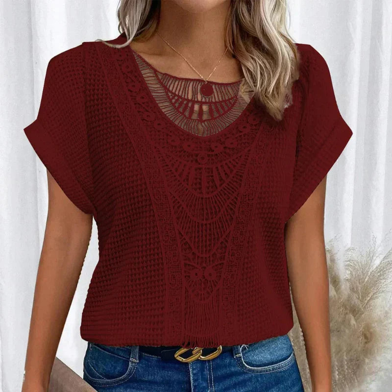 Janice™ | Elegant summer style blouse