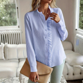 Jodie | Elegant blouse with long sleeves and cuff collar