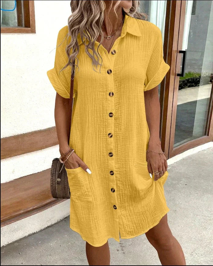 Helen™ - Classic Polo Casual Dress