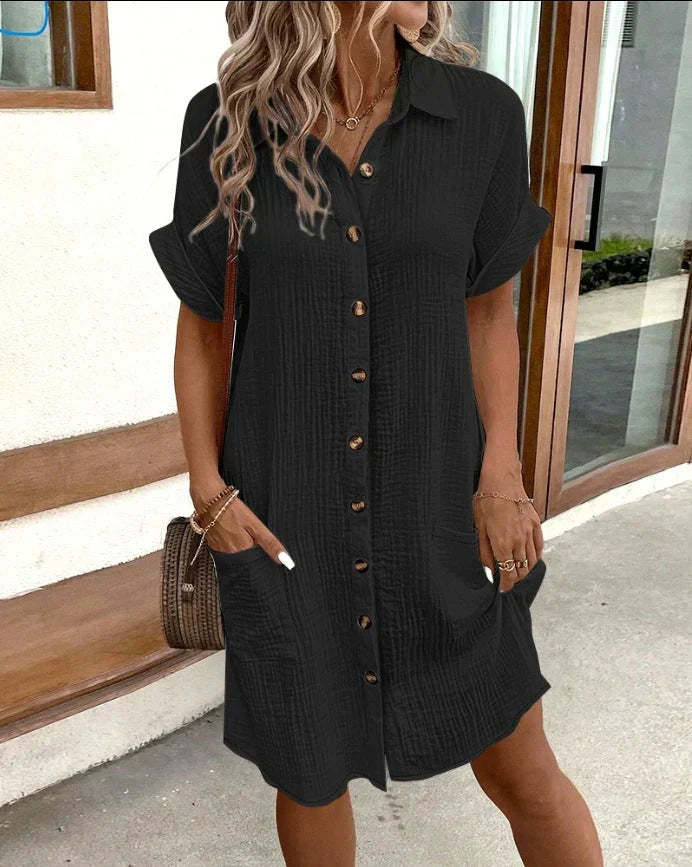 Helen™ - Classic Polo Casual Dress