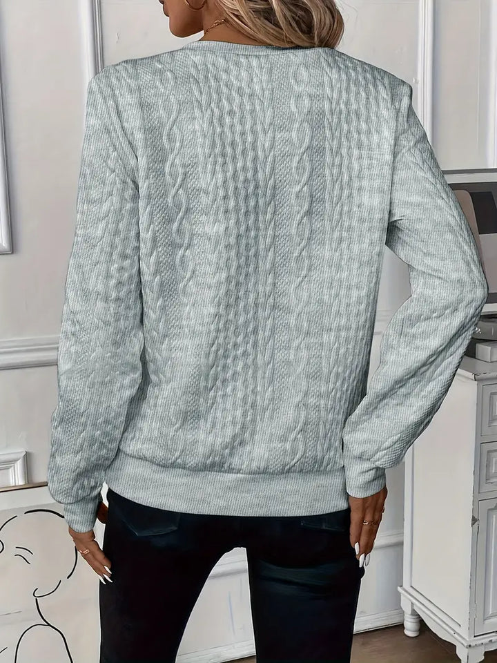 Edith – Soft Zipped Sweater