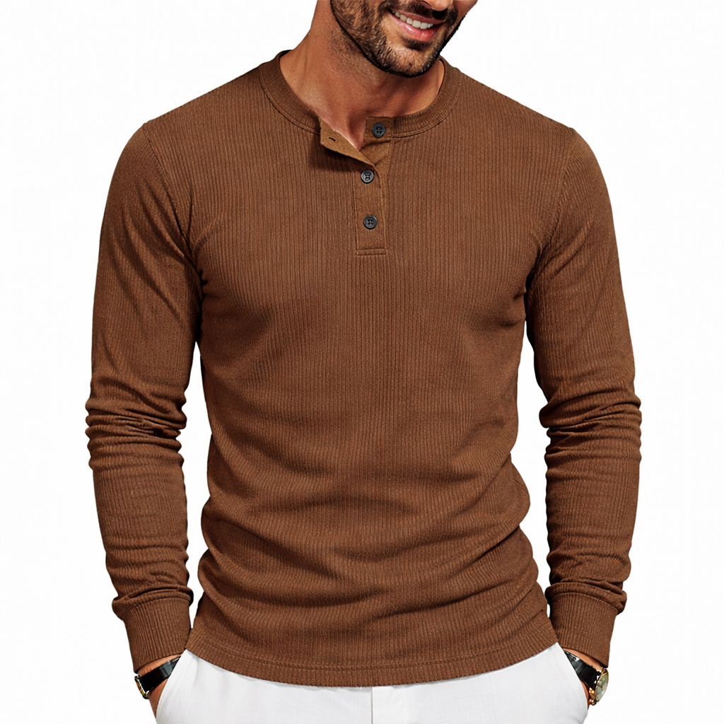 Edmund™ | Men's Premium Corduroy Long Sleeve Tee