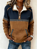 Rosa – Cozy Zip-Up Sweater