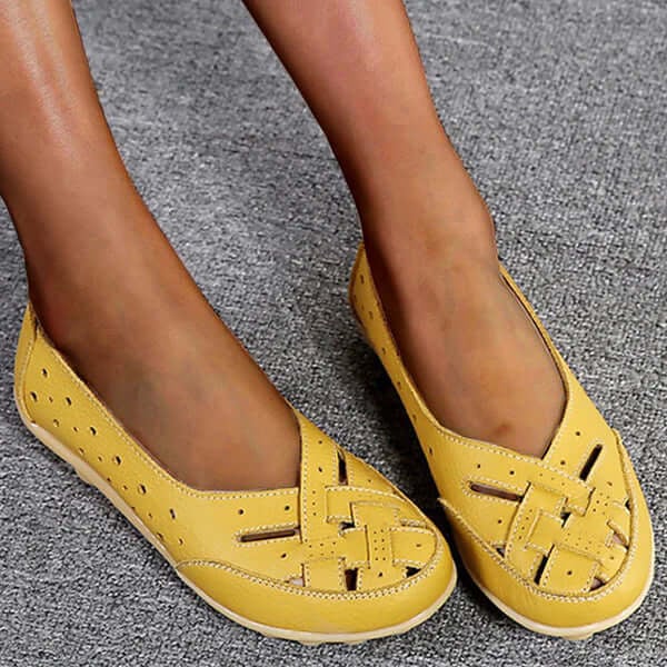 Davina | Breathable Leather Loafers