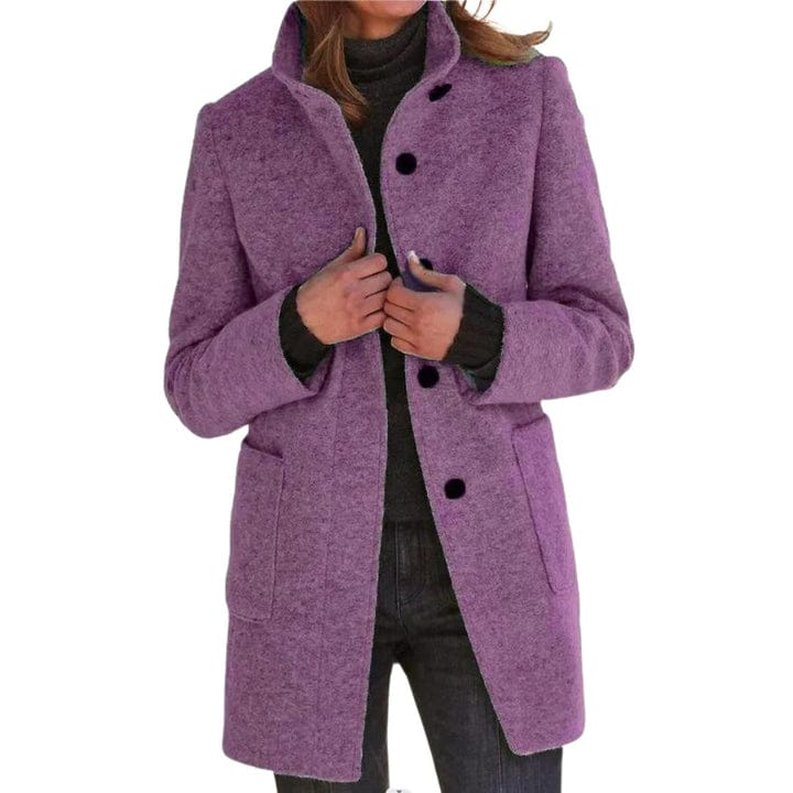Elena™ | Tailored Wool Autumn Coat for Women - Warm and Stylish