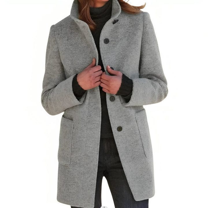 Elena™ | Tailored Wool Autumn Coat for Women - Warm and Stylish