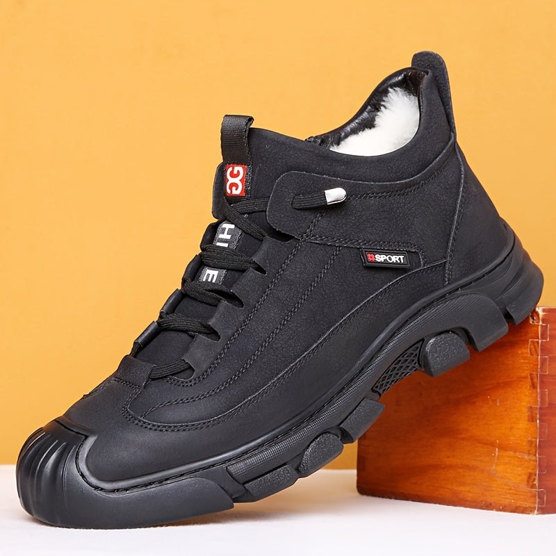 ArcticGrip Men's Fleece - Lined Sneakers – Waterproof, Non - Slip Outdoor Shoes - myrale.com
