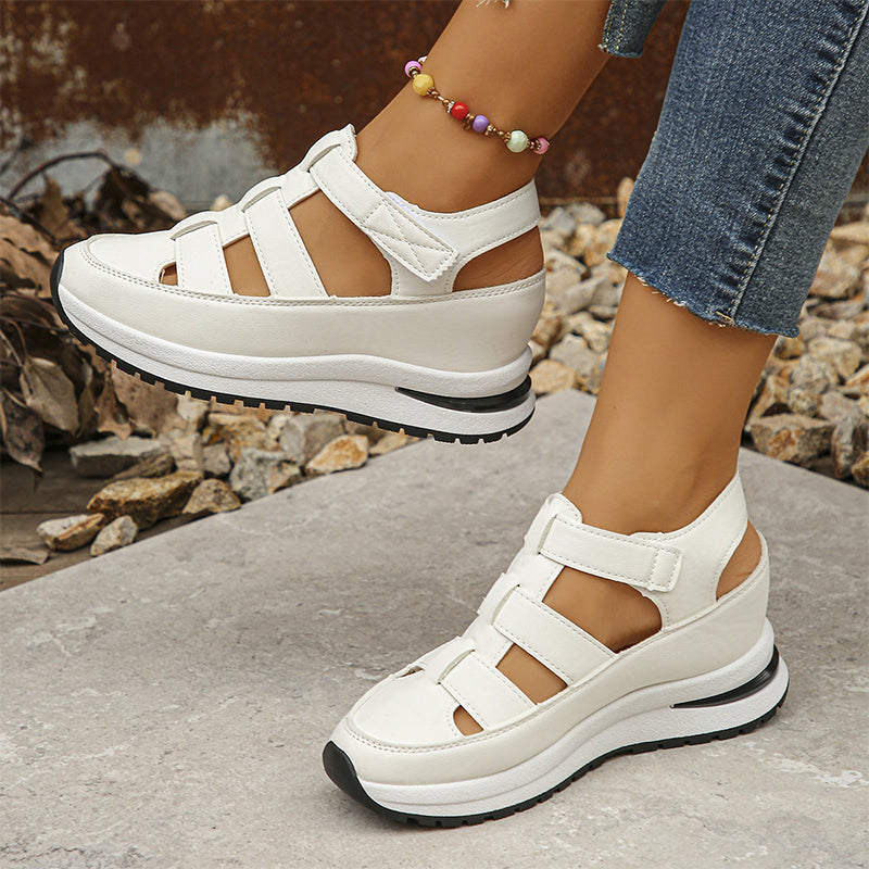Michelle | Sandales orthopédiques femme avec velcro et bout fermé