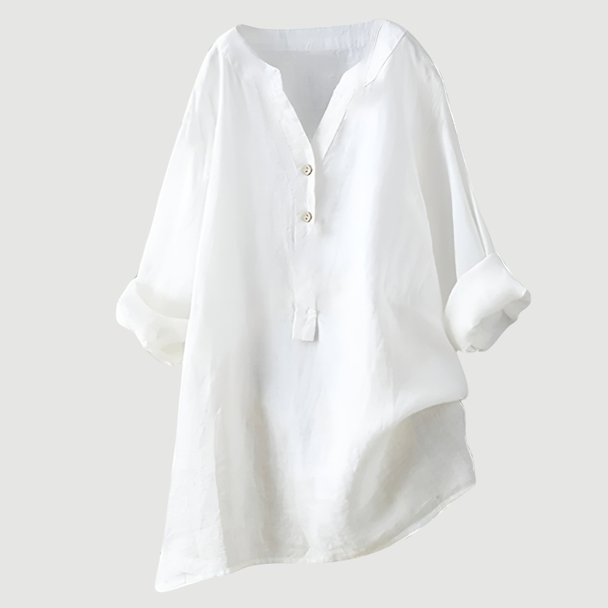 Angela™ | Lightweight & Comfortable Linen Button-Up Shirt