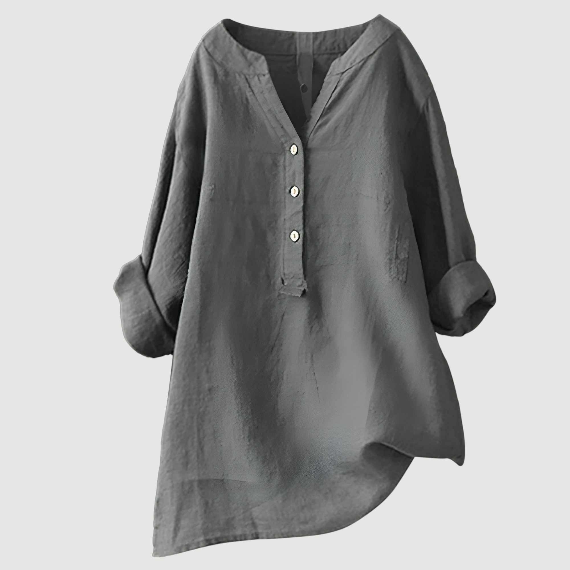 Angela™ | Lightweight & Comfortable Linen Button-Up Shirt
