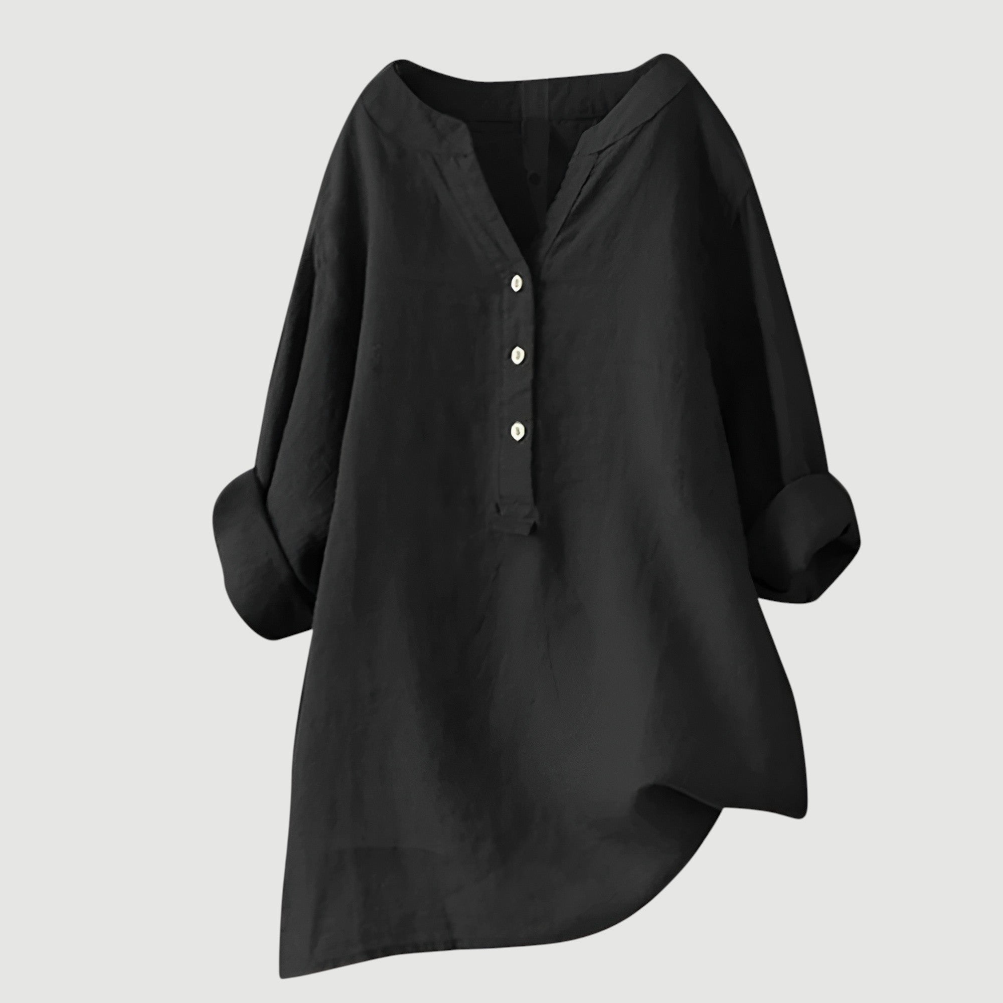 Angela™ | Lightweight & Comfortable Linen Button-Up Shirt