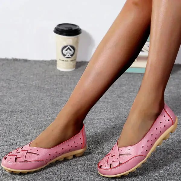 Davina | Breathable Leather Loafers
