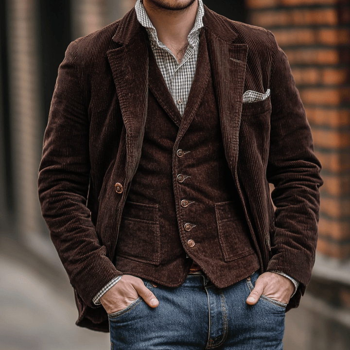 Edward™️ | Heritage Blazer & Waistcoat - myrale.com