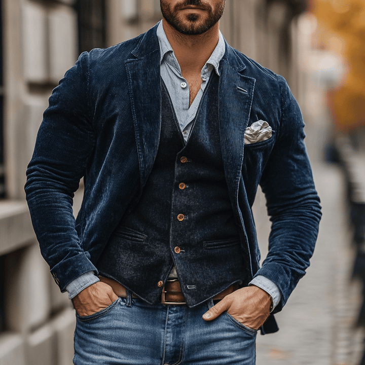 Edward™️ | Heritage Blazer & Waistcoat - myrale.com