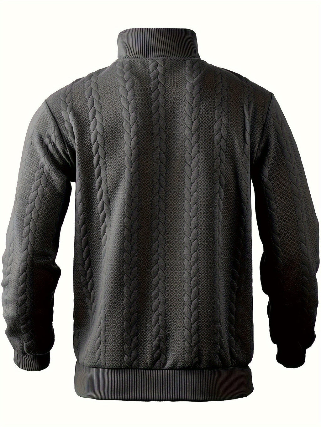 Edward – Vintage Men's Pullover with Zipper - myrale.com