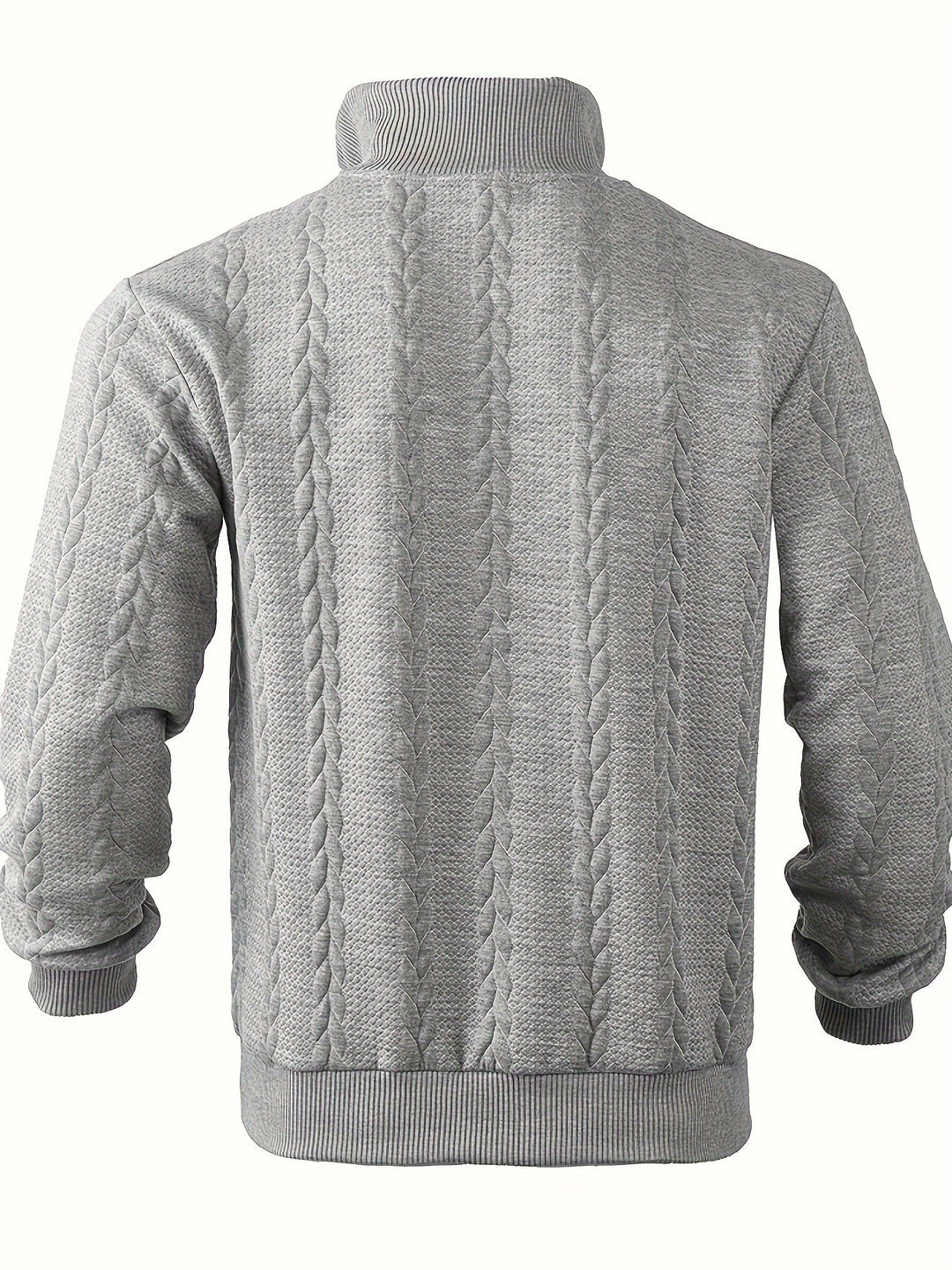 Edward – Vintage Men's Pullover with Zipper - myrale.com