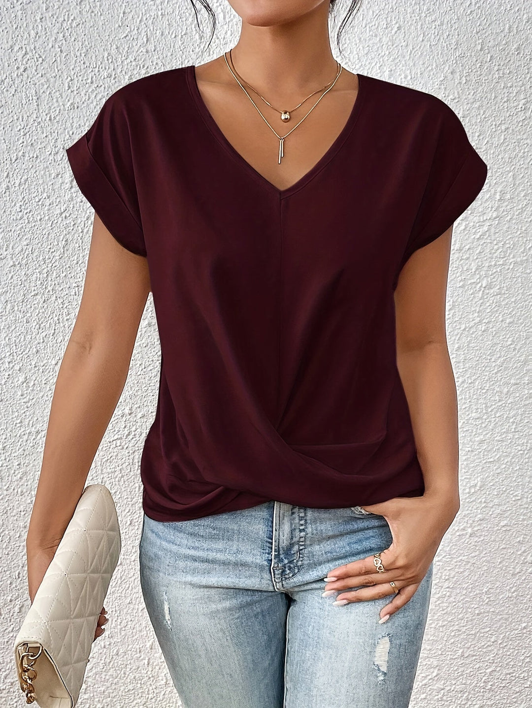 Elisa™ | Maglia Scollo Cuore Chic - Amore - Milano.it