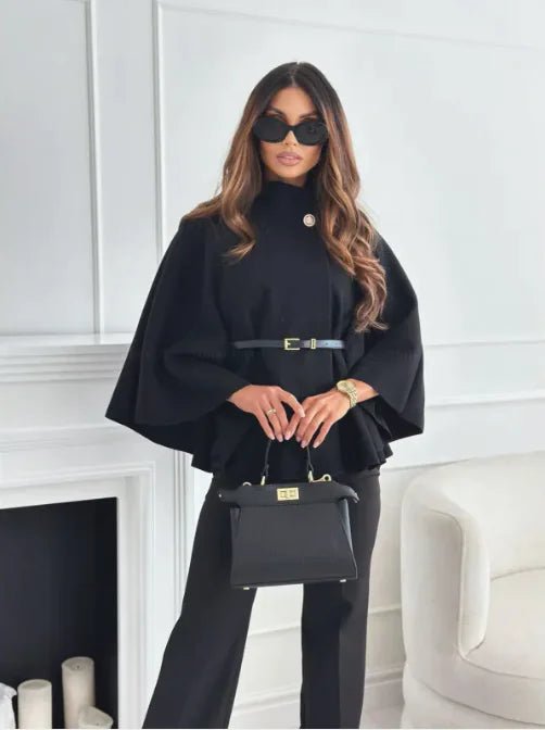 Emily - cloak with a tight waistband - myrale.com