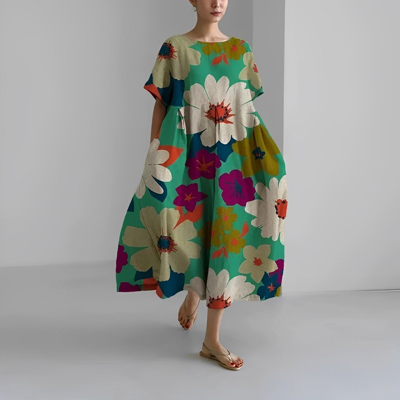 Alessia - Bohemian floral dress