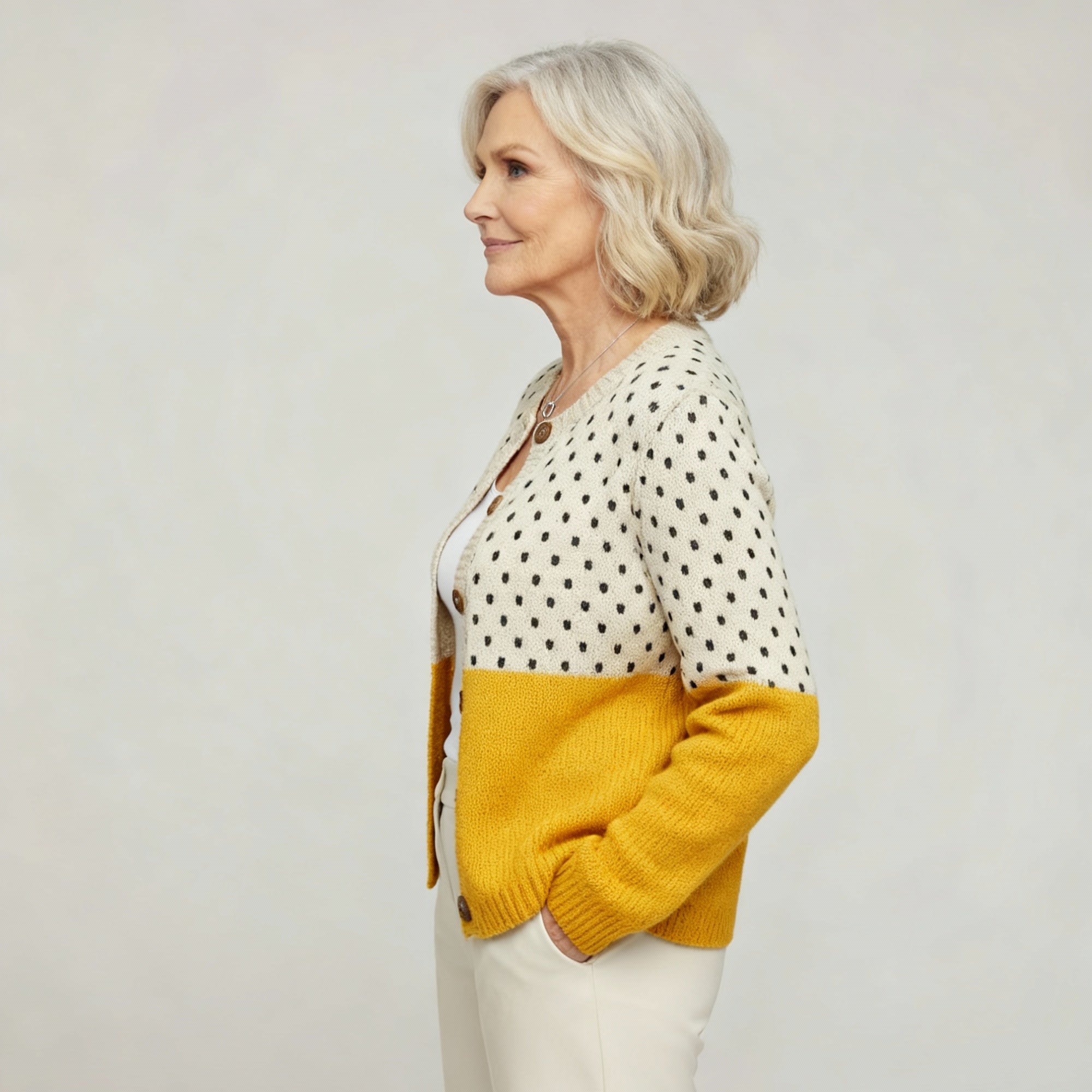Sarah | Polka Dots Cardigan