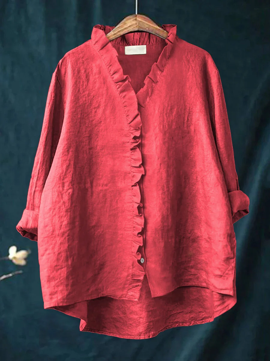 Mona | Ruffled Shirt