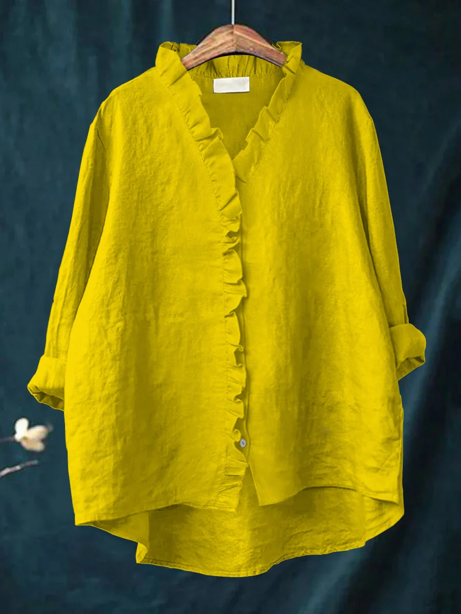Mona | Ruffled Shirt