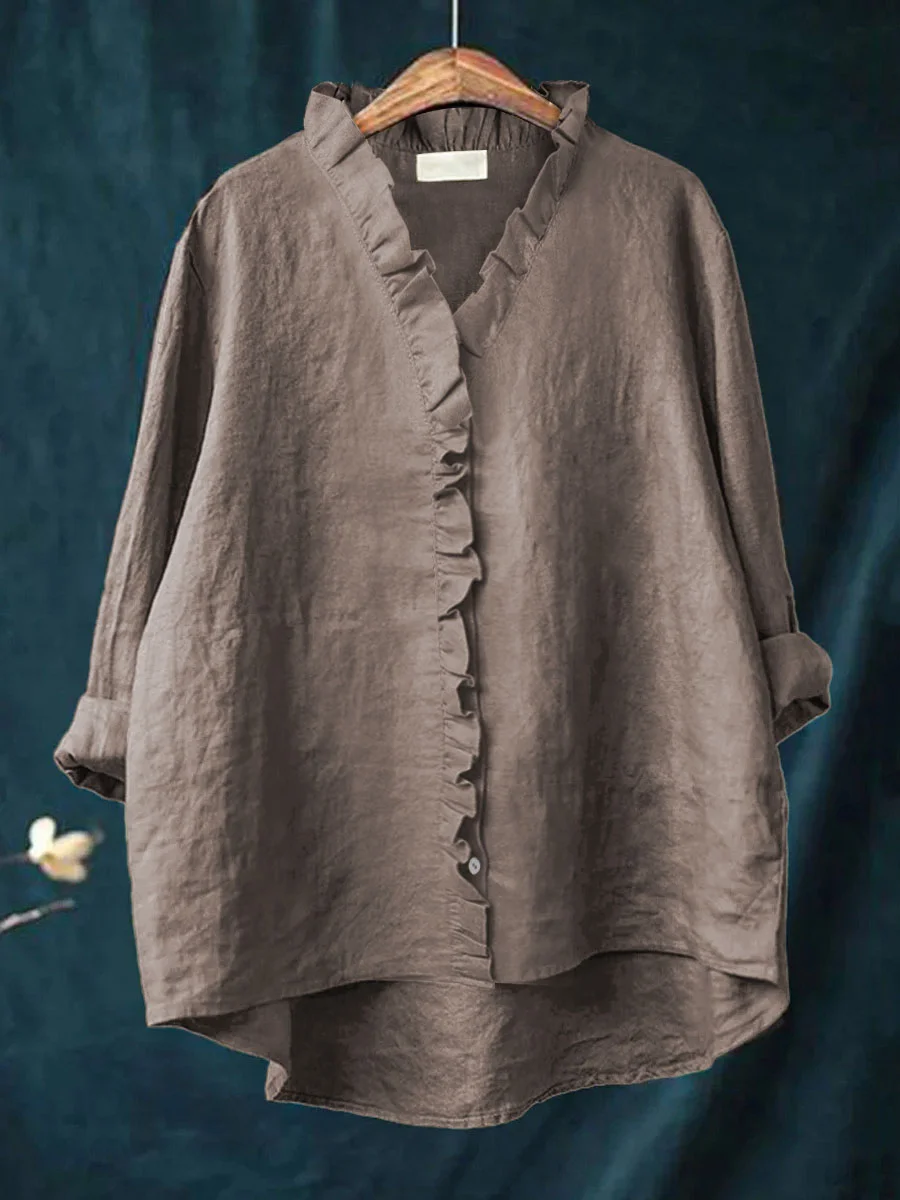 Mona | Ruffled Shirt