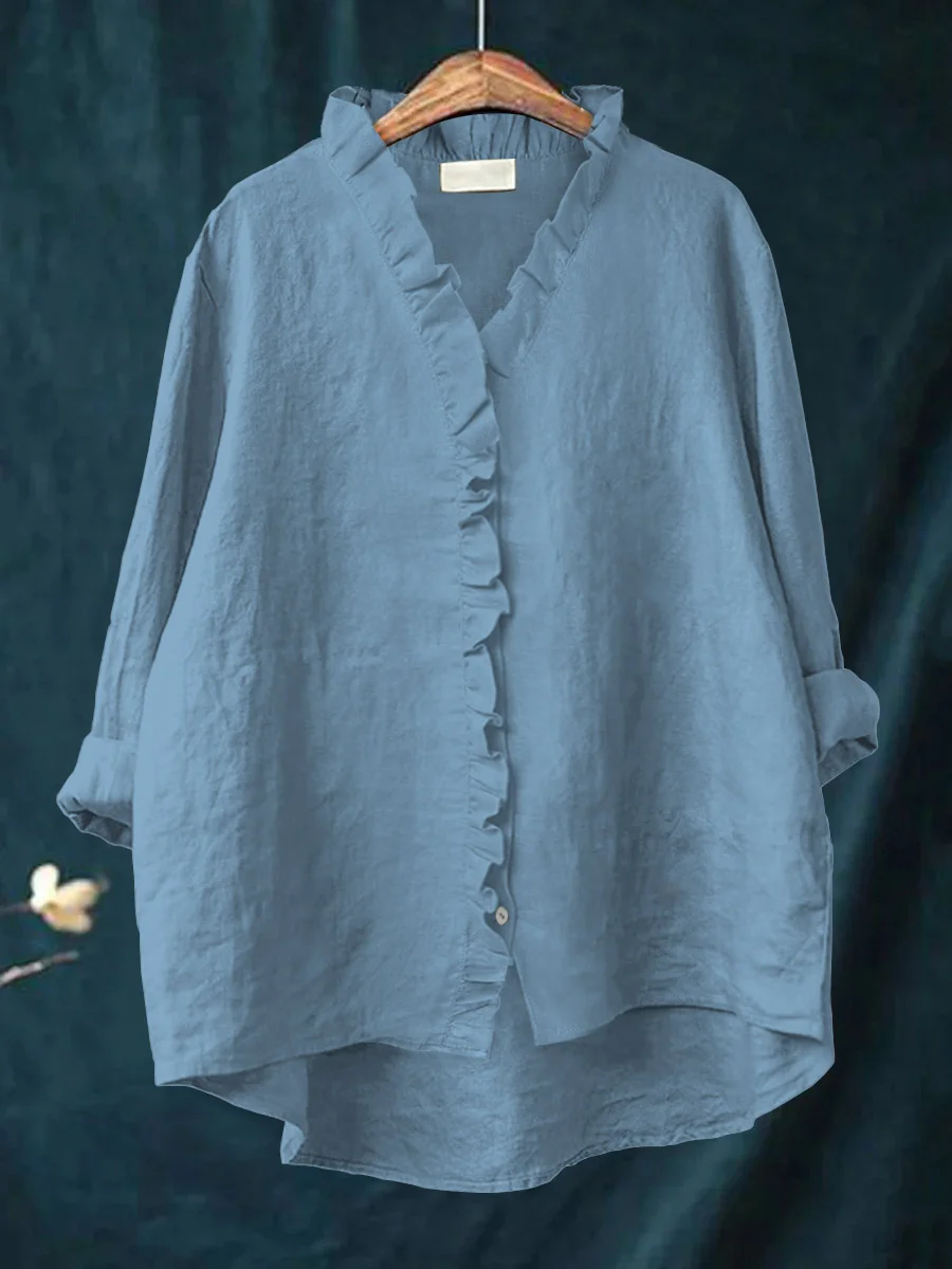 Mona | Ruffled Shirt