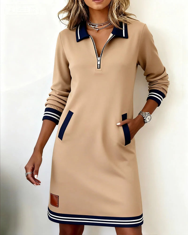 Beatrice | Chic Long Sleeve  Dress