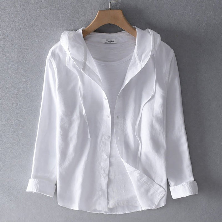 Isabella | Leggera Blusa con Cappuccio - Amore - Milano.it