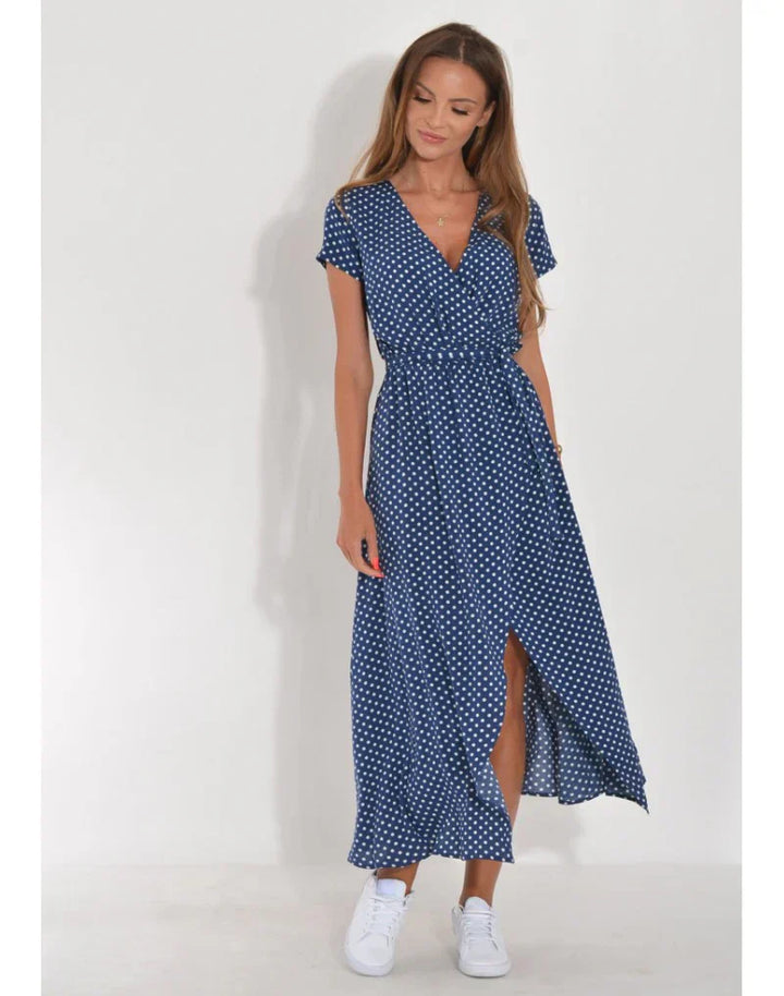 Annie™ | Elegant Dress with V-Neck and Tummy Coverage