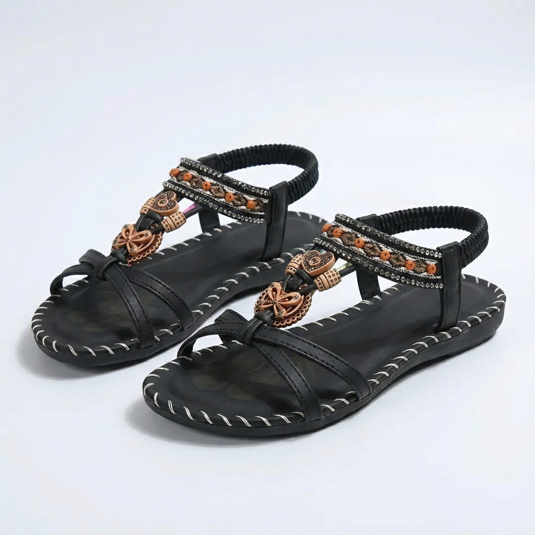 Élise | Sandales Style Ibiza Alliant Confort et Élégance