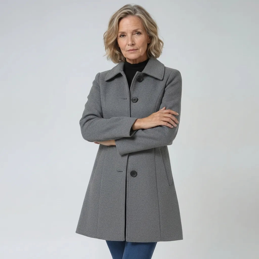 Fenna™ | Single Breasted Autumn Trench Coat