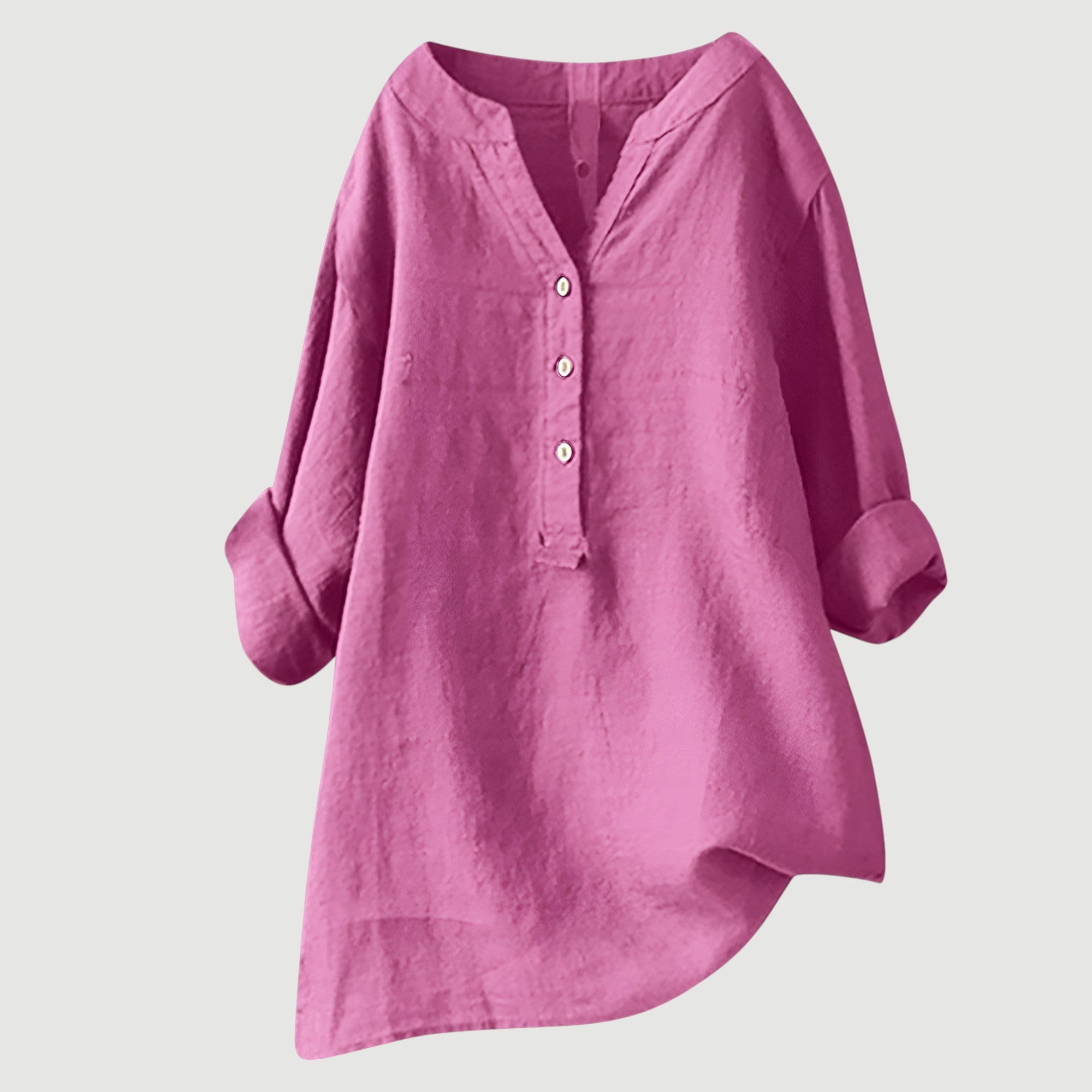 Angela™ | Lightweight & Comfortable Linen Button-Up Shirt