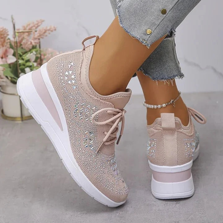 Danielle | Comfort Sneakers with Sparkling Stones