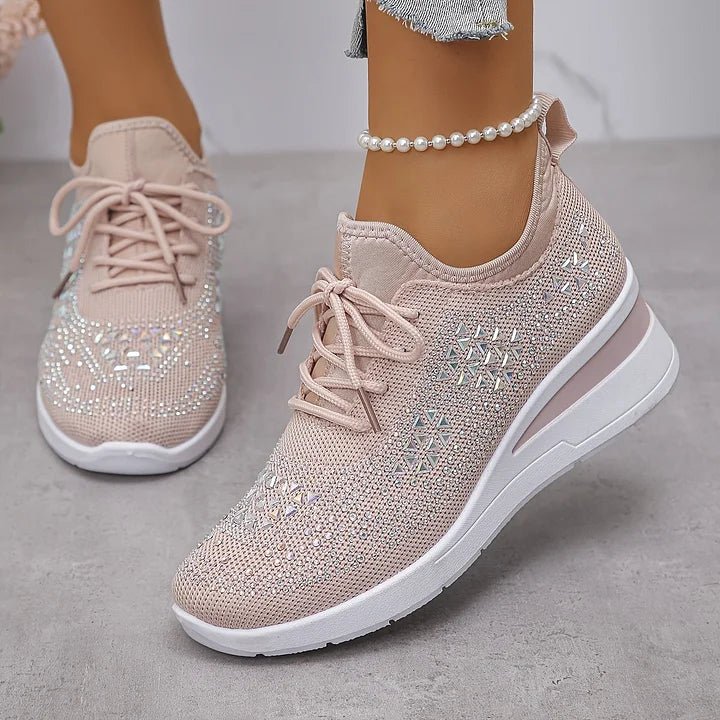 Danielle | Comfort Sneakers with Sparkling Stones