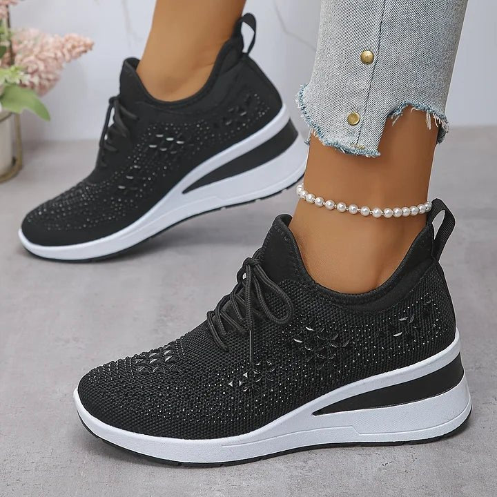 Danielle | Comfort Sneakers with Sparkling Stones