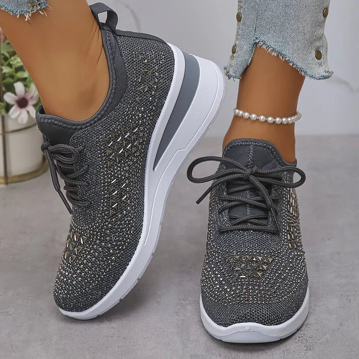 Danielle | Comfort Sneakers with Sparkling Stones