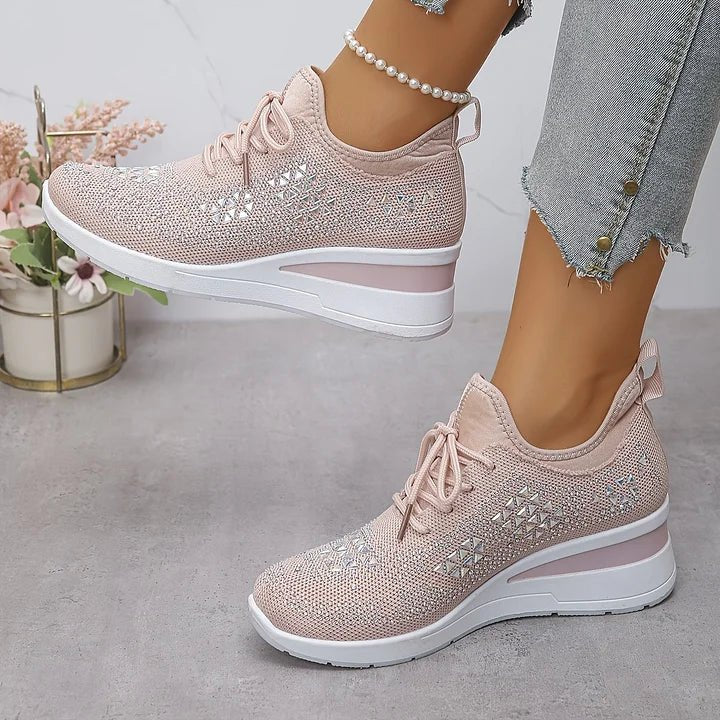 Danielle | Comfort Sneakers with Sparkling Stones