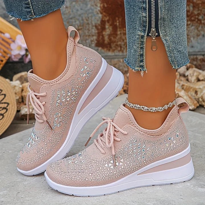 Danielle | Comfort Sneakers with Sparkling Stones