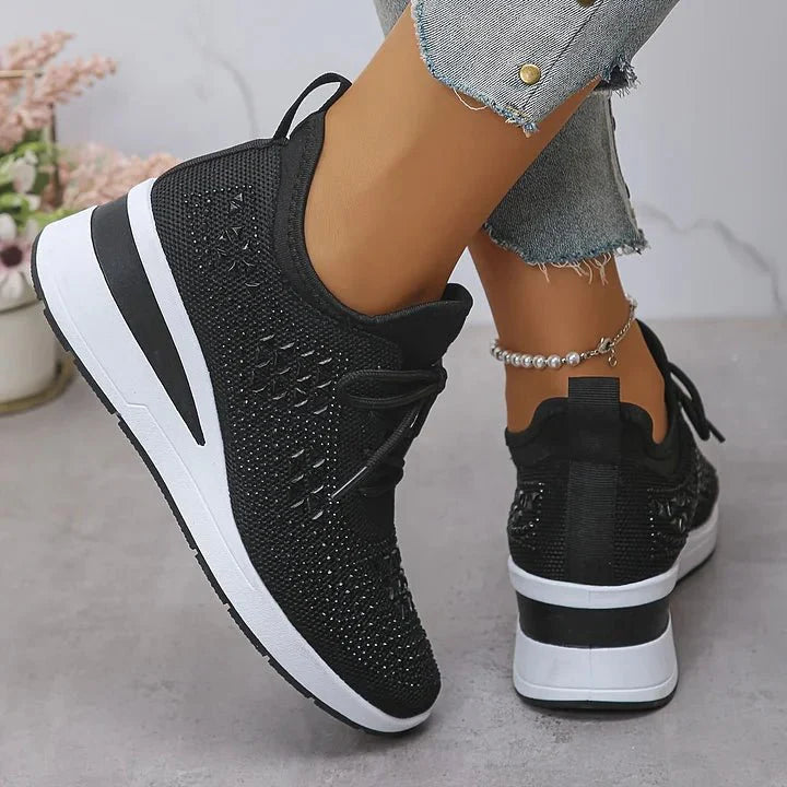 Danielle | Comfort Sneakers with Sparkling Stones