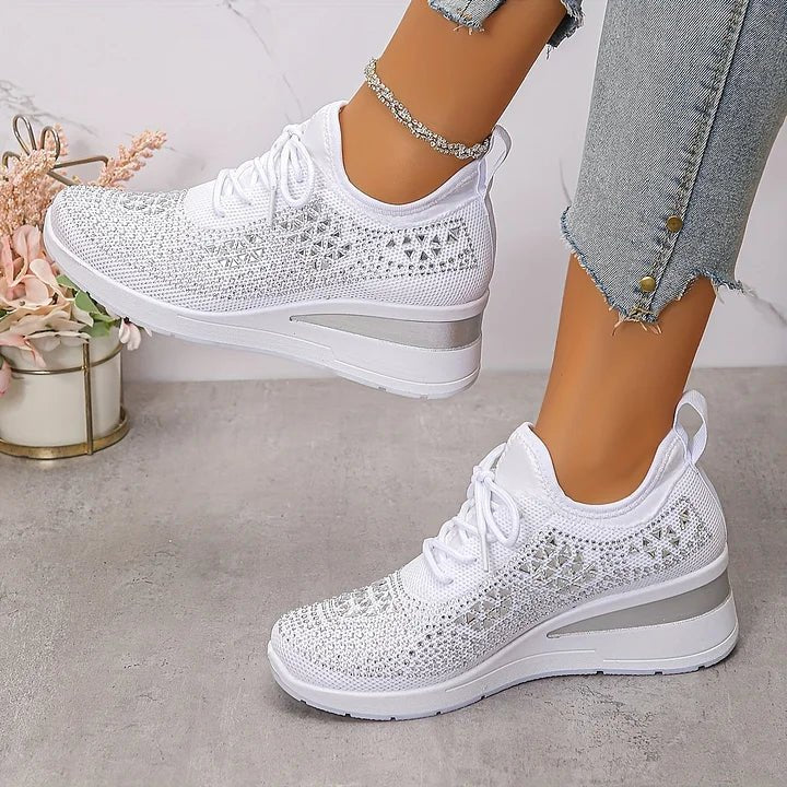 Danielle | Comfort Sneakers with Sparkling Stones