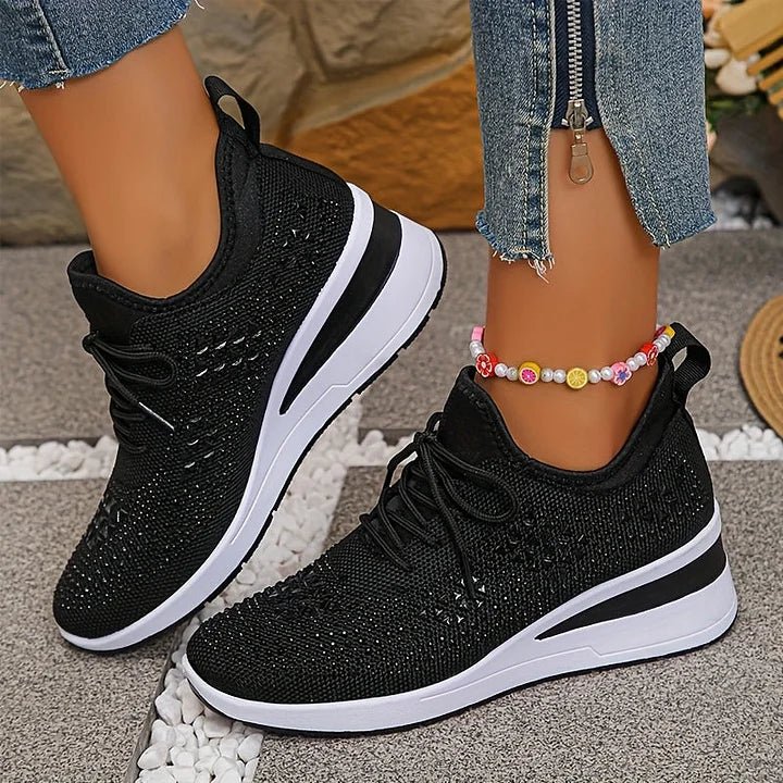 Danielle | Comfort Sneakers with Sparkling Stones